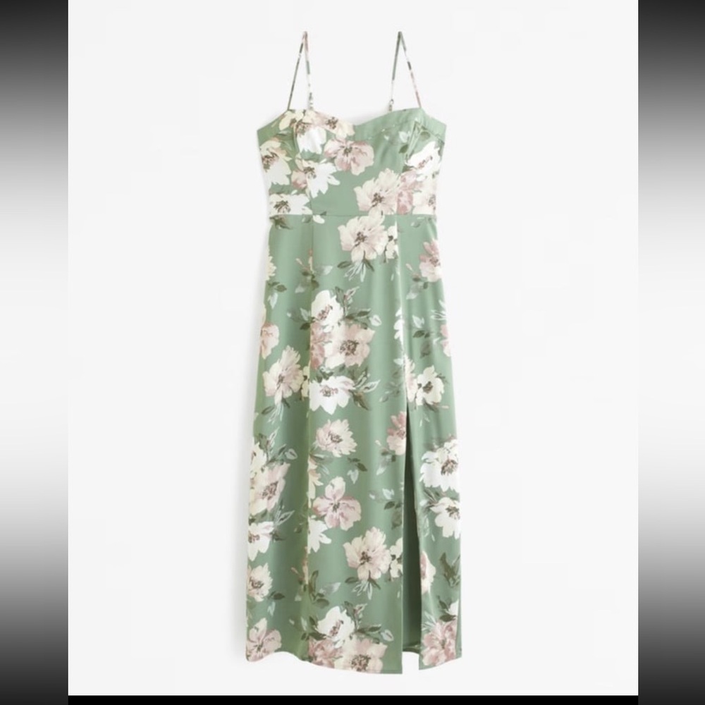 Abercrombie & Fitch Green Camille Dress